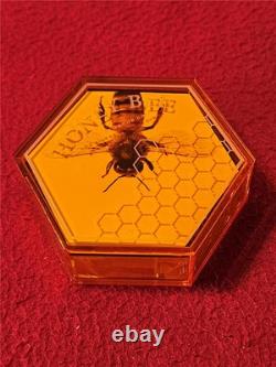 2016 NOUVELLE-ZÉLANDE Preuve ABEILLE DE MIEL 0.999 Argent 1 OZ TROY 1 $ RARE ! #T2962