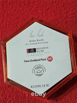 2016 NOUVELLE-ZÉLANDE Preuve ABEILLE DE MIEL 0.999 Argent 1 OZ TROY 1 $ RARE ! #T2962