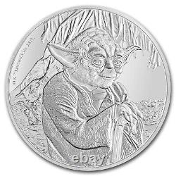 2016 Niue Disney Star Wars Yoda 1 Oz. 999 Pièce D'argent Preuve