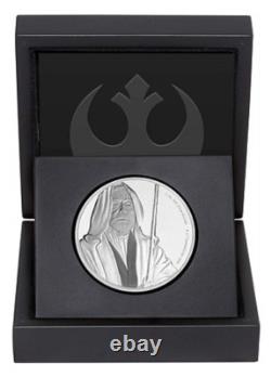 2017 Niue Nouvelle-Zélande Disney Star Wars Classique Obi-Wan Kenobi 1 oz Argent COA