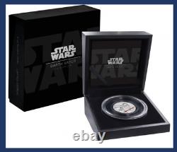 2017 Niue Star Wars 2oz $5 UHR Darth Vader Box COA Original Packaging
	<br/>
<br/>


2017 Niue Star Wars 2oz $5 UHR Darth Vader boîte COA emballage original
