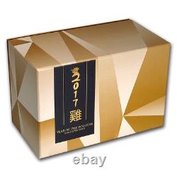 2017 Nouvelle-Zélande 1 oz Argent Proof 2 $ Année Lunaire du Coq