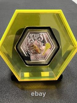 2018 Abeille à miel de Manuka 1 oz Nouvelle-Zélande pièce en argent proof colorisée édition limitée