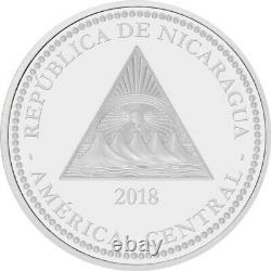 2018 Nicaragua $100 Trois Toed Sloth Nouvelle-zélande Monnaie