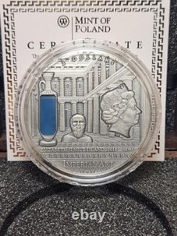 2018 Niue Grèce Art Impérial 2oz. 999 Fini Antique Nouvelle-Zélande 2 $ RTC#007