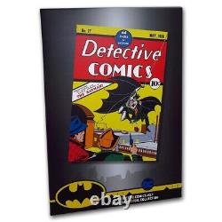 2018 Nz Mint Detective Comics #27 Couverture 35g Pure Silver Foil Cgc 10