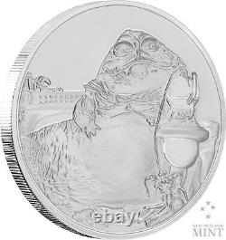 2018 Star Wars Classics Jabba The Hutt 1oz Silver Coin