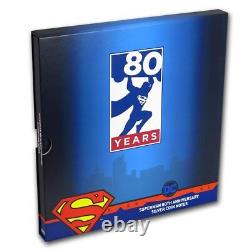 2018- Superman 80th Anniversary Silver Notes Ensemble Complet! Rare