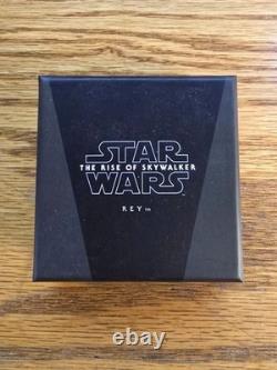 2019 Star Wars L’Ascension de Skywalker Rey 1 oz en argent dans son emballage d’origine avec certificat d’authenticité