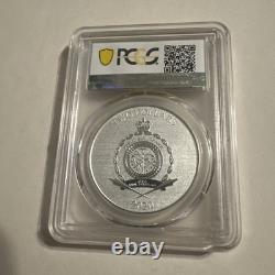 2020 2 $ NIUE Argent Star Wars MANDALORIAN MYTHOSAUR PCGS MS70 Premier Coup