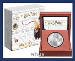 2020 Classique Harry Potter, Harry Potter, Boîte COA 1 oz Argent. Emballage de la Monnaie COA