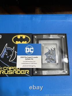 2020 Le Croisé Masqué Gotham City Batman 2 $ Argent Monnaie de Nouvelle-Zélande