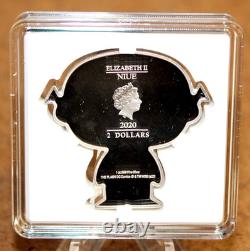 2020 Monnaie de Nouvelle-Zélande édition limitée DC The Flash pièce Chibi colorisée en argent 1 oz 056WEI