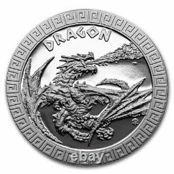 2020 Niue 1 Oz Argent Proof Mythical Creatures Dragon Sku #209440