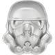 2020 Niue $5 Star Wars Casque Stormtrooper 2 Oz. 999 Pièce D'argent 5,000 Fabriquée