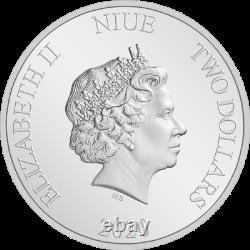 2020 Niue Disney Princess Frozen Anna & Elsa 1 Oz Silver Coin Ngc Pf 70 Ucam