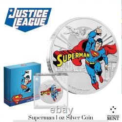 2020 Niue Ligue des Justiciers 60e Anniversaire Superman DC JLA