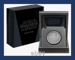 2020 Niue Nouvelle-Zélande Disney Star Wars Classique Étoile de la Mort 1 oz Argent