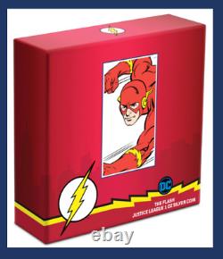 2020 Niue Nouvelle-Zélande Ligue de Justice 60e Anniversaire The Flash JLA Argent DC