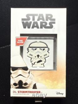 2020 Niue Nouvelle-Zélande Monnaie Chibi Star Wars Stormtrooper 1 Oz Argent