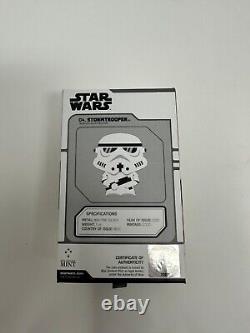 2020 Niue Nouvelle-Zélande Star Wars Chibi Pièce de monnaie Stormtrooper 1 Once d'argent #605