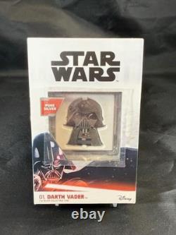 2020 Niue Pièce Chibi Darth Vader 1 oz Argent Fin Monnaie de Nouvelle-Zélande #11/2000