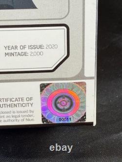 2020 Niue Pièce Chibi Darth Vader 1 oz Argent Fin Monnaie de Nouvelle-Zélande #11/2000
