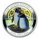 2020 Nouvelle-zélande 5 $ Chatham Penguin Colorisé 2 Oz. 999 Pièce D'argent 750 Fabriquée