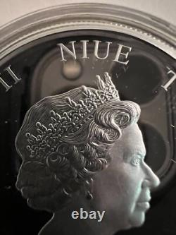 2020 PIÈCE COLORISÉE DE 1 OZ EN ARGENT FIN 999 ‰. DC. LA LIGUE DES JUSTICIERS. LE LIMIER MARTIEN