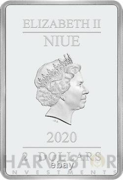 2020 Star Wars A New Hope Poster Coin 1 Oz Argent Pièce Mintage 1 977