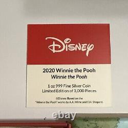 2020 Winnie l'Ourson Niue 1 Oz Argent Monnaie de Nouvelle-Zélande #487