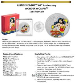2020 $carce Niue Ligue des Justiciers 60e Anniversaire Wonder Woman DC JLA