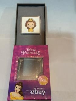 2021 1 oz. 999 ARGENT PUR PIECE DE NIUE. Princesse Disney. BELLE. Avec OGP et COA.