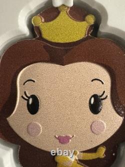 2021 1 oz. 999 ARGENT PUR PIECE DE NIUE. Princesse Disney. BELLE. Avec OGP et COA.