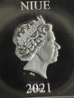 2021 1 oz. 999 ARGENT PUR PIECE DE NIUE. Princesse Disney. BELLE. Avec OGP et COA.