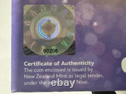 2021 1 oz. 999 ARGENT PUR PIECE DE NIUE. Princesse Disney. BELLE. Avec OGP et COA.