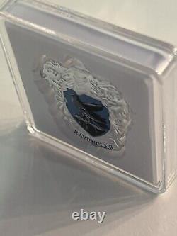 2021 1oz. 999 Fine Silver Colorised Proof Coin. Réclamation De La Potterre Harry-raven