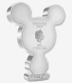 2021 $2 Niue Chibi Coins Mickey Mouse Monnaie Nouvelle-zélande