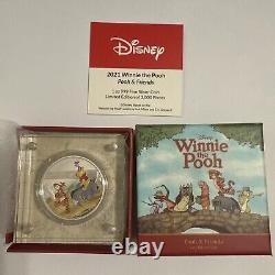 2021 Disney Winnie l'Ourson Pooh et ses amis Niue 1 oz Argent Monnaie de Nouvelle-Zélande 305