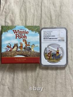 2021 Disney Winnie l'Ourson et ses Amis Niue 1 oz Argent Monnaie de Nouvelle-Zélande NGC MS69 avec tous les OGP