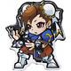 2021 Fiji Street Fighters Chun-li Mini Fighters1 Oz. 999 Pièce D'argent 1000 Fabriquée