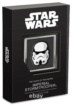 2021 Les visages de l'Empire Darth Vader + Imperial Stormtrooper pièces de 1 once