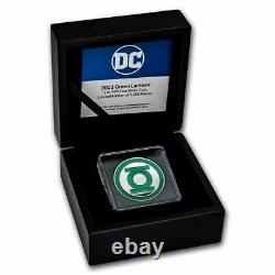 2021 Niue 1 Oz Silver Coin 2 $ DC Heroes Green Lantern Emblem Sku#242082