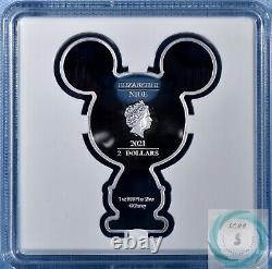 2021 Niue 2 $ 1 oz Pièces de preuve en argent Mickey & Mickey Chibi (Deux pièces!)