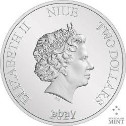 2021 Niue $2 Star Wars Mandalorian 1 Oz Silver Proof Coin Ngc Pf 70 Ucam