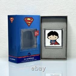 2021 Niue Nouvelle-Zélande Superman DC Comics Pièce Chibi 1 oz 0,999 Argent Fin