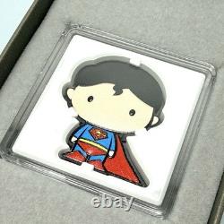 2021 Niue Nouvelle-Zélande Superman DC Comics Pièce Chibi 1 oz 0,999 Argent Fin