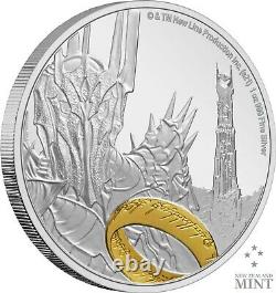 2021 Niue Seigneur Des Anneaux Sauron 1 Oz 999 Silver Proof Coin Ready To Ship