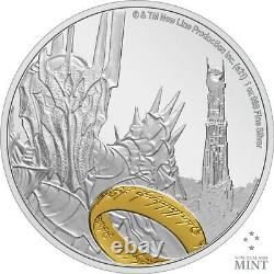 2021 Niue Seigneur Des Anneaux Sauron 1 Oz 999 Silver Proof Coin Ready To Ship