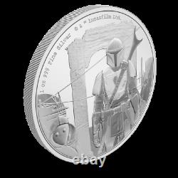 2021 Niue Star Wars Classic Le Mandalorian 1 Oz Silver Proof Coin 5000 Made